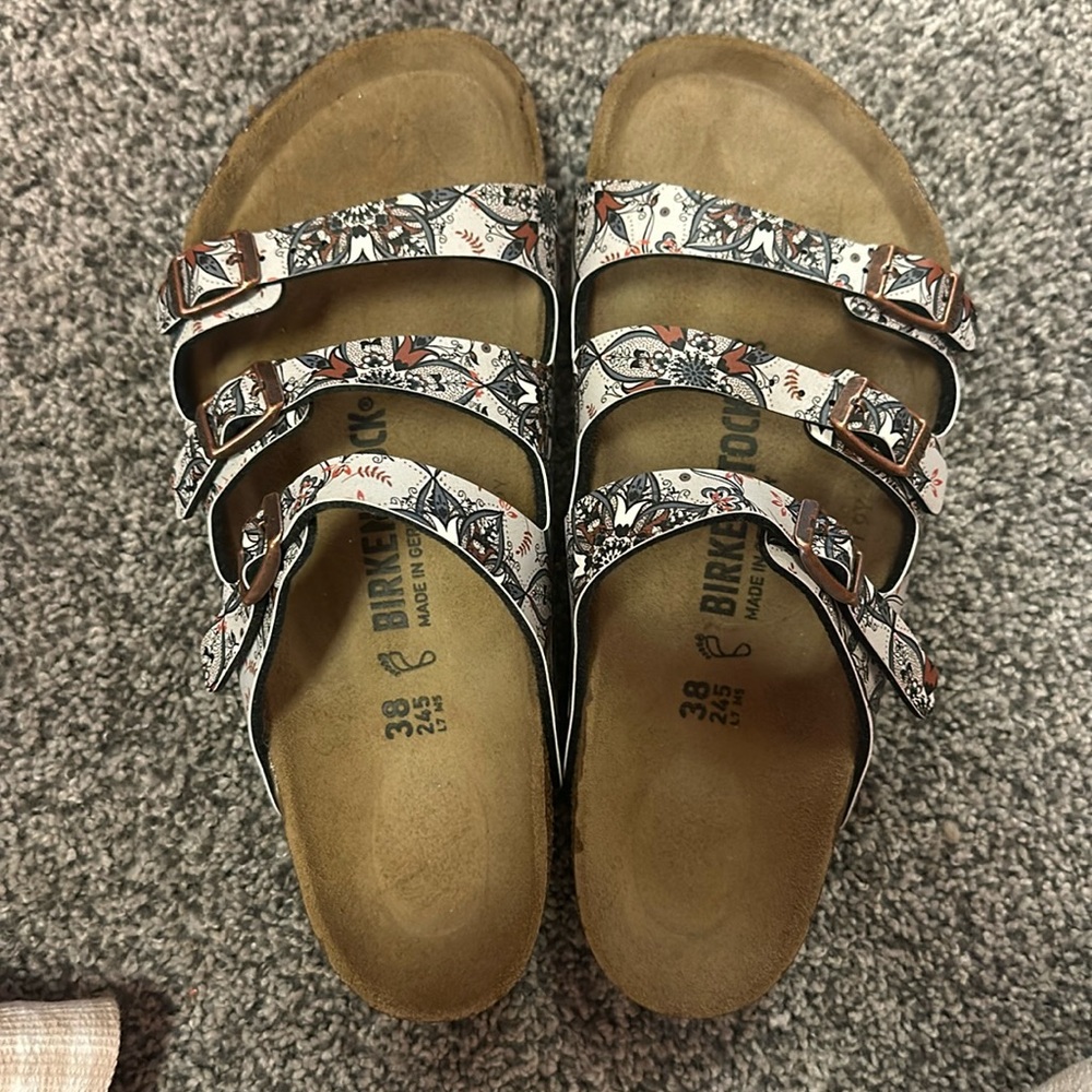 Brand new boho Birkenstocks